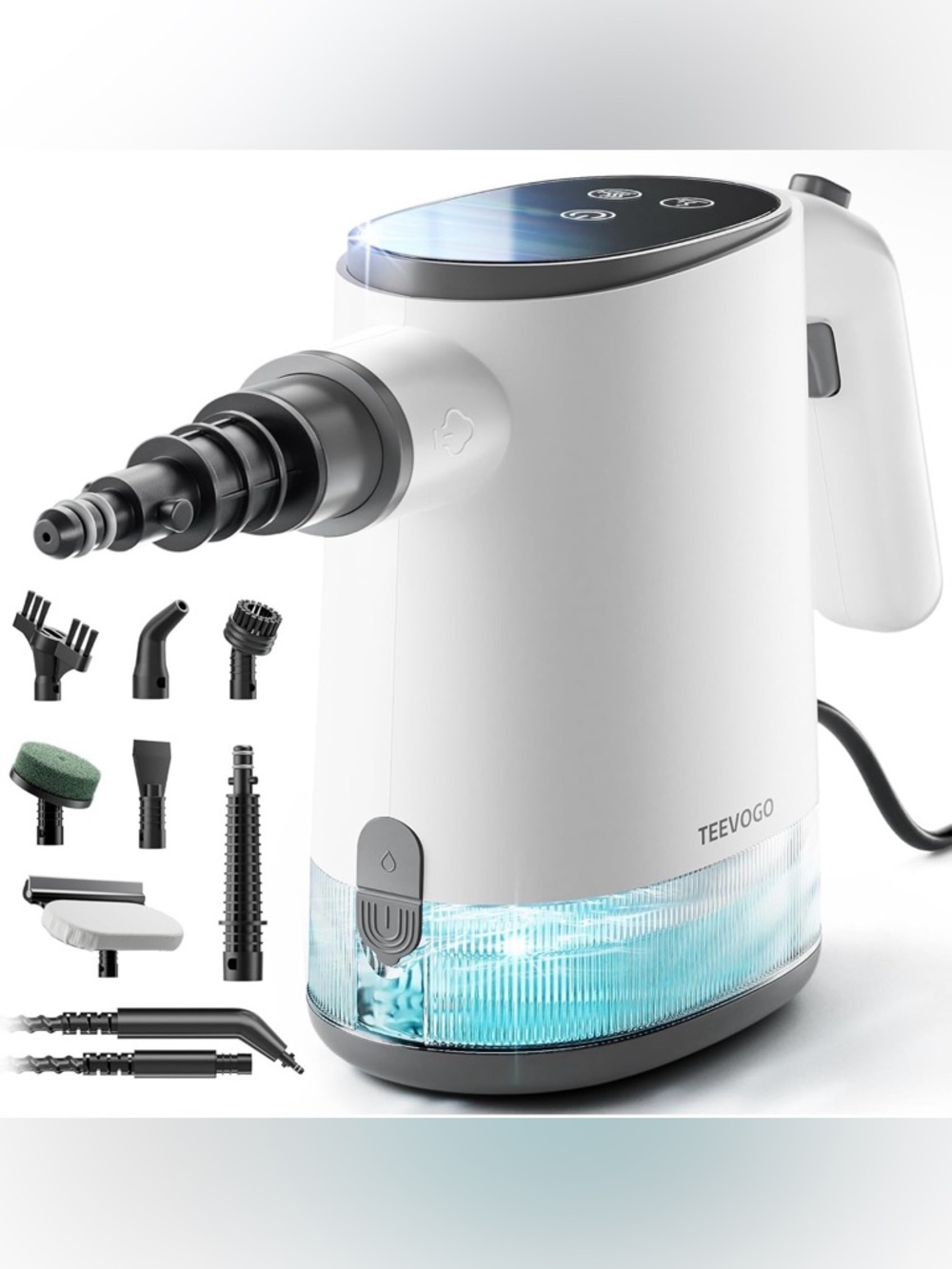 Handheld Steam Cleaner, 15s Fast Heating, Adjustable Steam, 650mL Large Tank